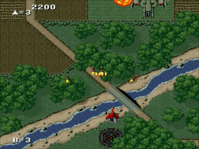 Raiden Trad screenshot 3 for Super Nintendo